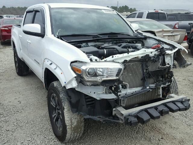 5TFCZ5AN9GX019139 - 2016 TOYOTA TACOMA DOU WHITE photo 1