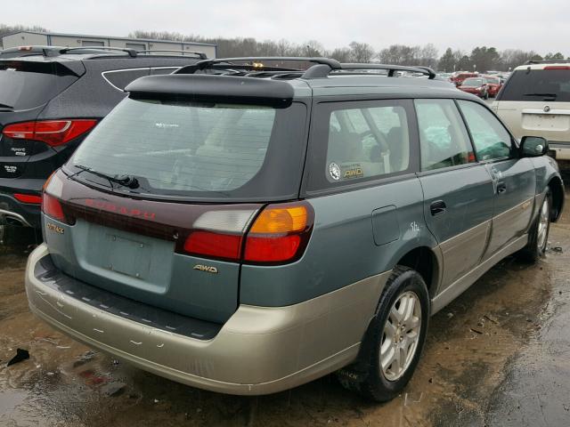 4S3BH6653Y6632197 - 2000 SUBARU LEGACY OUT TWO TONE photo 4