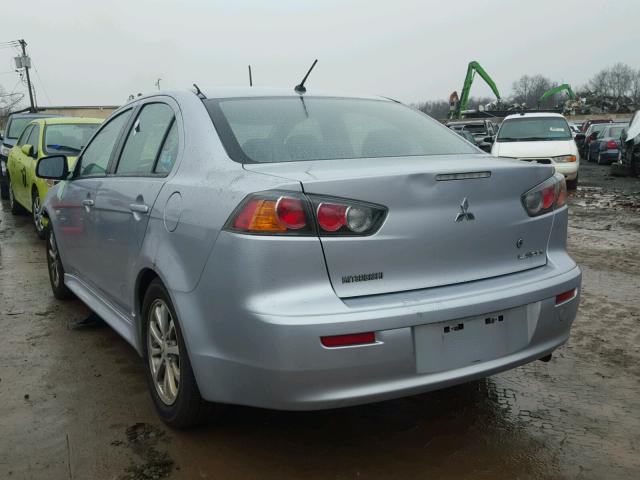 JA32U2FU5BU030091 - 2011 MITSUBISHI LANCER ES/ SILVER photo 3