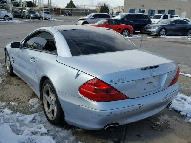 WDBSK75FX4F073712 - 2004 MERCEDES-BENZ SL 500 GRAY photo 3