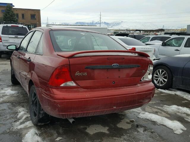 1FAFP34P01W163881 - 2001 FORD FOCUS SE RED photo 3