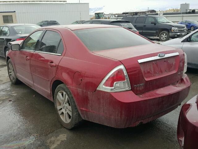 3FAHP08106R204436 - 2006 FORD FUSION SEL RED photo 3