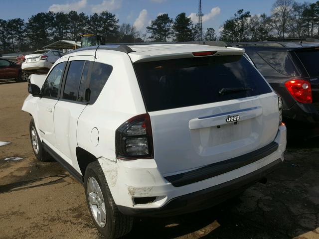 1C4NJCBA0FD124474 - 2015 JEEP COMPASS SP WHITE photo 3