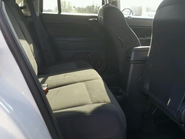 1C4NJCBA0FD124474 - 2015 JEEP COMPASS SP WHITE photo 6