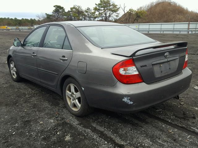 4T1BE32K03U699133 - 2003 TOYOTA CAMRY LE GRAY photo 3