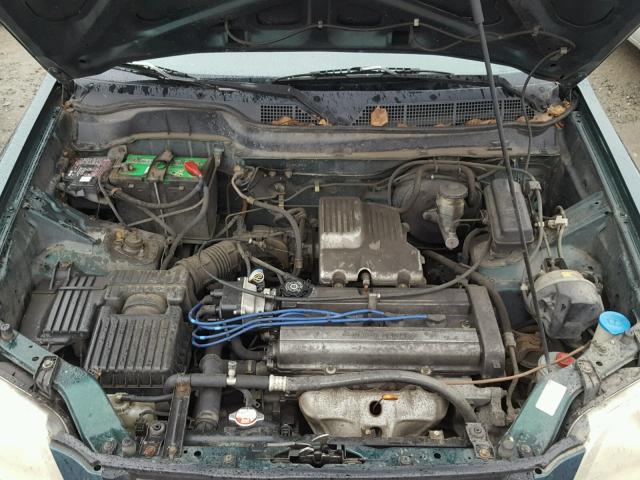 JHLRD17441C005862 - 2001 HONDA CR-V LX GREEN photo 7