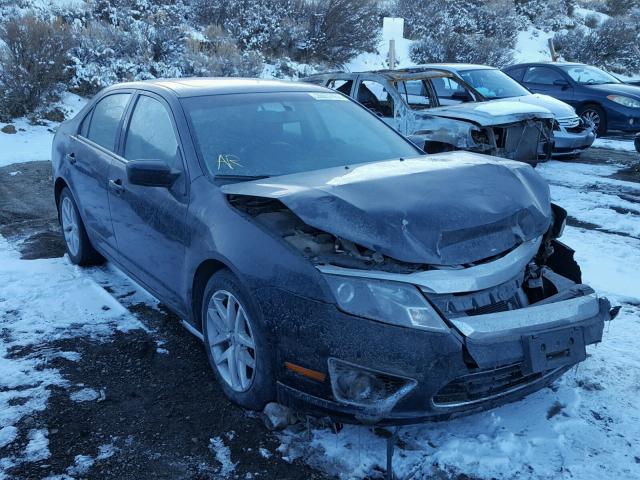 3FAHP0JA1CR397217 - 2012 FORD FUSION SEL BLACK photo 1