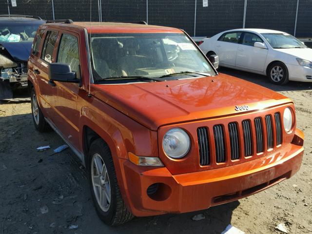 1J8FF28W58D514792 - 2008 JEEP PATRIOT SP ORANGE photo 1