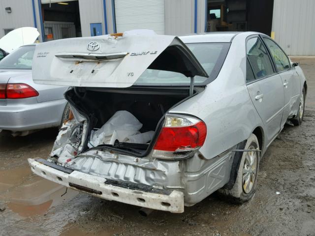 4T1BF32K55U104616 - 2005 TOYOTA CAMRY LE SILVER photo 4