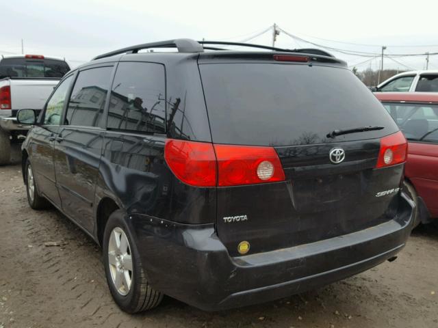 5TDZK23C19S284199 - 2009 TOYOTA SIENNA CE BLACK photo 3