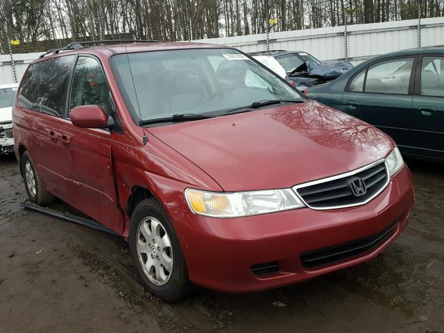 5FNRL18963B063276 - 2003 HONDA ODYSSEY EX RED photo 1