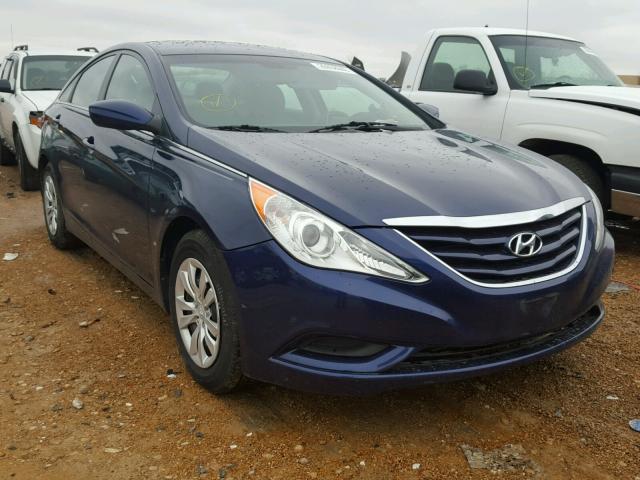 5NPEB4AC6CH498678 - 2012 HYUNDAI SONATA GLS BLUE photo 1