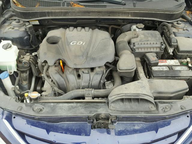 5NPEB4AC6CH498678 - 2012 HYUNDAI SONATA GLS BLUE photo 7