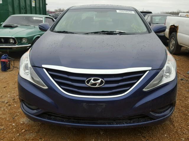 5NPEB4AC6CH498678 - 2012 HYUNDAI SONATA GLS BLUE photo 9