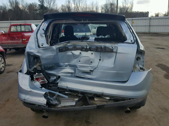 2FMDK36C38BA26354 - 2008 FORD EDGE SE BLUE photo 9