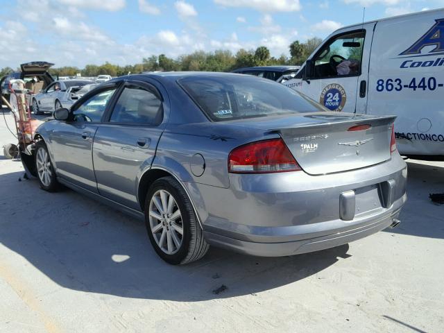 1C3EL36R26N142872 - 2006 CHRYSLER SEBRING SP BLUE photo 3