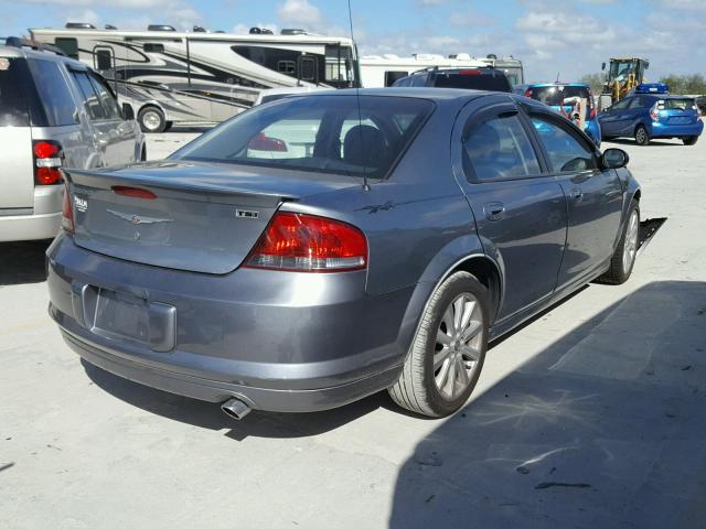 1C3EL36R26N142872 - 2006 CHRYSLER SEBRING SP BLUE photo 4