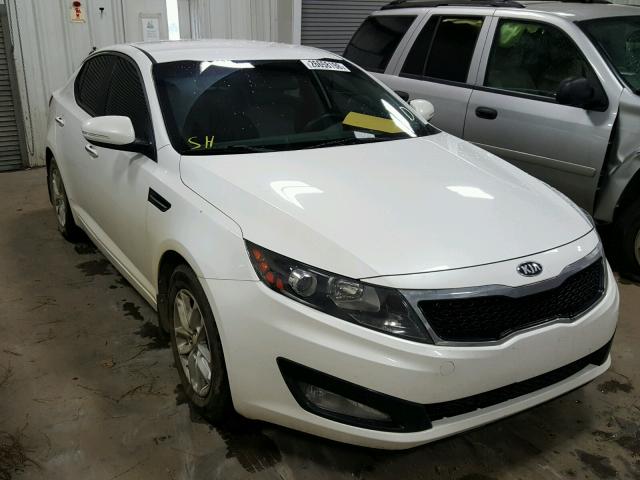 KNAGM4A77D5309816 - 2013 KIA OPTIMA LX WHITE photo 1