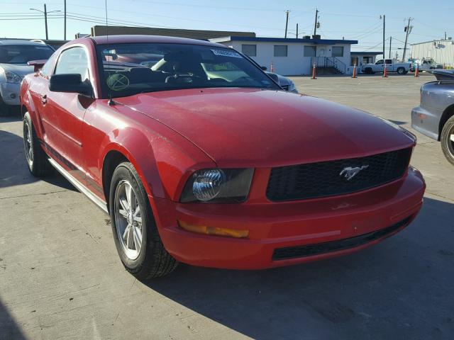 1ZVFT80N575291455 - 2007 FORD MUSTANG RED photo 1