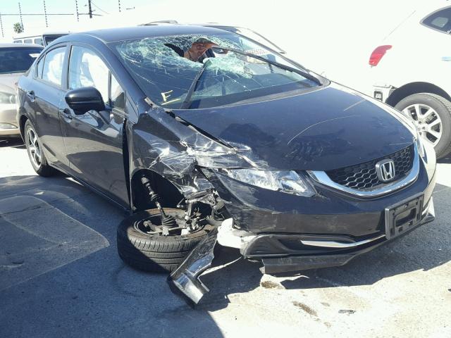 2HGFB2F72FH558054 - 2015 HONDA CIVIC SE BLACK photo 1