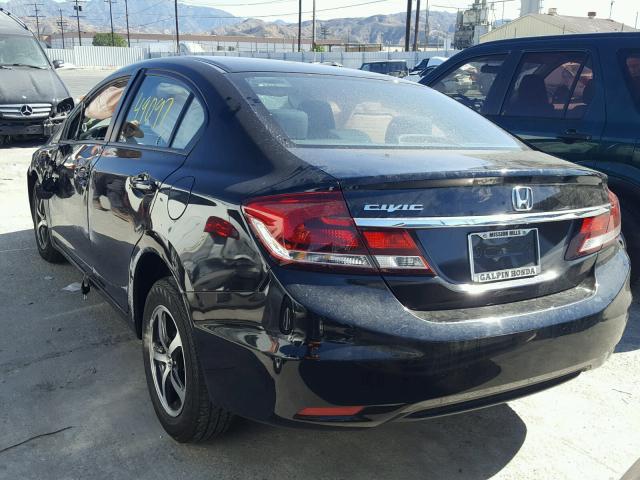 2HGFB2F72FH558054 - 2015 HONDA CIVIC SE BLACK photo 3