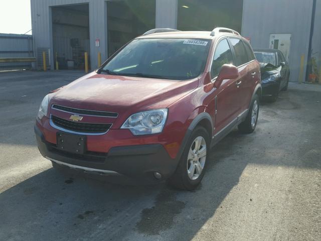 3GNAL2EK4ES567711 - 2014 CHEVROLET CAPTIVA LS BURGUNDY photo 2