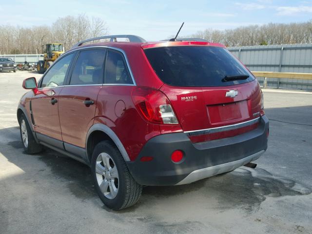 3GNAL2EK4ES567711 - 2014 CHEVROLET CAPTIVA LS BURGUNDY photo 3