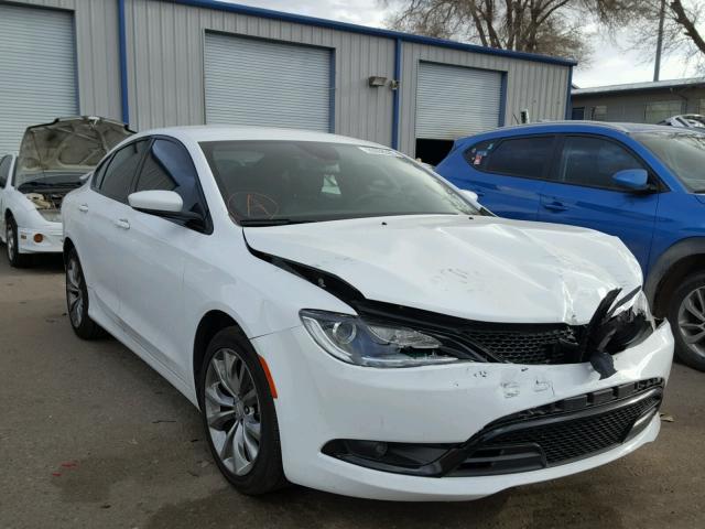 1C3CCCBG3FN653941 - 2015 CHRYSLER 200 S WHITE photo 1