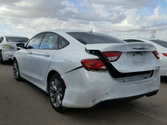 1C3CCCBG3FN653941 - 2015 CHRYSLER 200 S 白色 照片 3