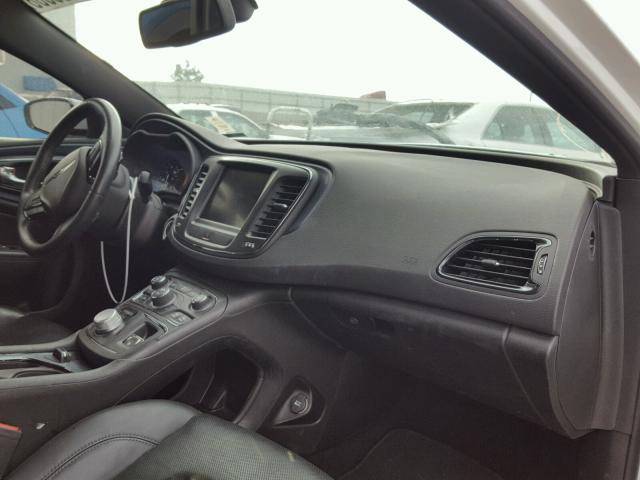 1C3CCCBG3FN653941 - 2015 CHRYSLER 200 S 白色 照片 9