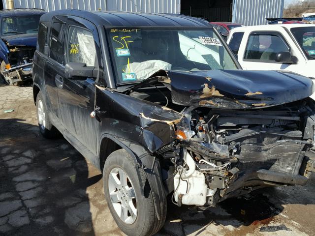 5J6YH2H77AL004761 - 2010 HONDA ELEMENT EX BLACK photo 1