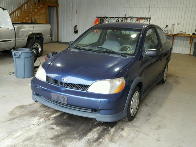 JTDAT123710110392 - 2001 TOYOTA ECHO BLUE photo 2