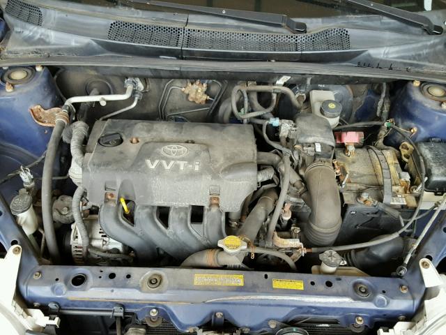 JTDAT123710110392 - 2001 TOYOTA ECHO BLUE photo 7