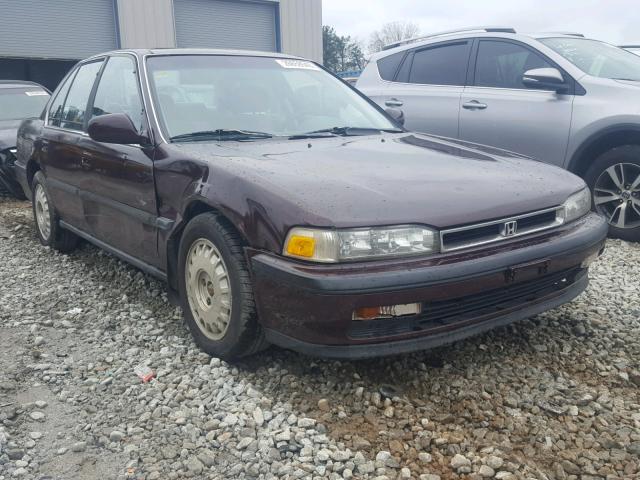 1HGCB7660MA130244 - 1991 HONDA ACCORD EX MAROON photo 1