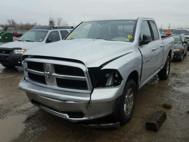 1D7RV1GP8BS673262 - 2011 DODGE RAM 1500 SILVER photo 2