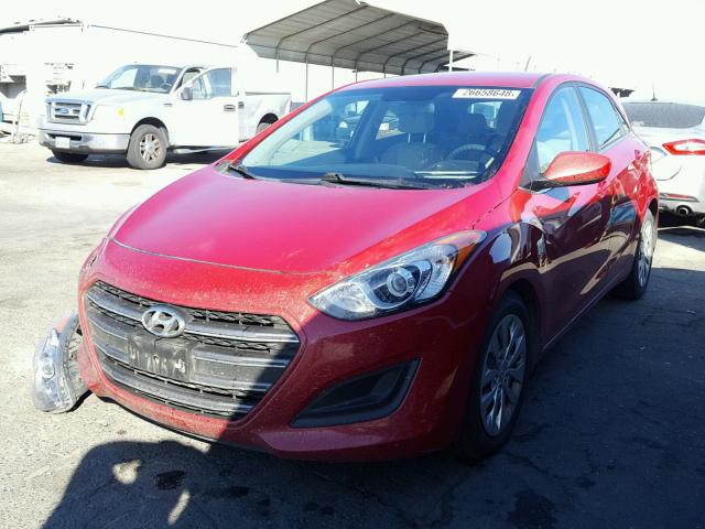 KMHD35LH2GU260471 - 2016 HYUNDAI ELANTRA GT RED photo 2