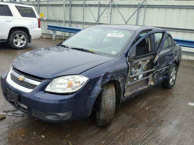 1G1AD5F59A7117540 - 2010 CHEVROLET COBALT 1LT BLUE photo 2