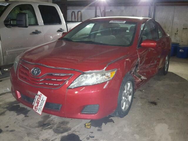 4T4BF3EK3BR208762 - 2011 TOYOTA CAMRY BASE RED photo 2