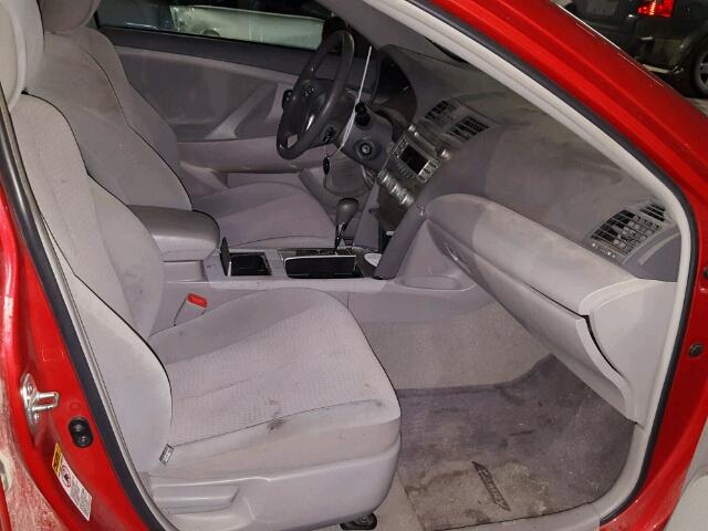 4T4BF3EK3BR208762 - 2011 TOYOTA CAMRY BASE RED photo 5