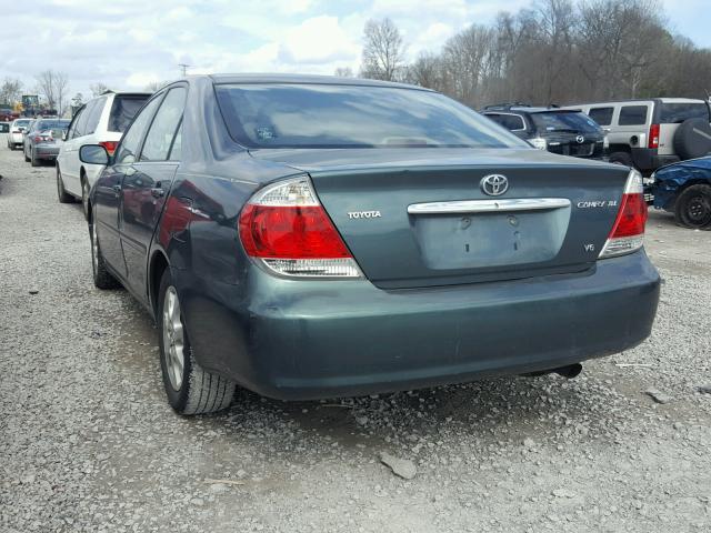 4T1BF30K65U095282 - 2005 TOYOTA CAMRY LE GREEN photo 3