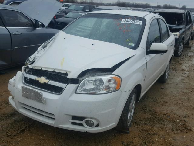 KL1TG566X8B048033 - 2008 CHEVROLET AVEO LT WHITE photo 2