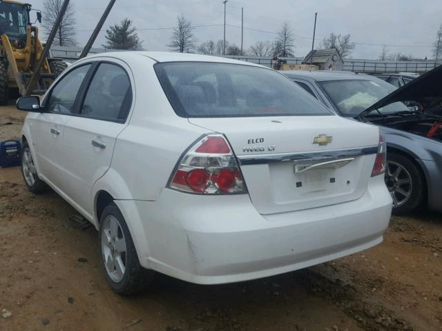 KL1TG566X8B048033 - 2008 CHEVROLET AVEO LT WHITE photo 3