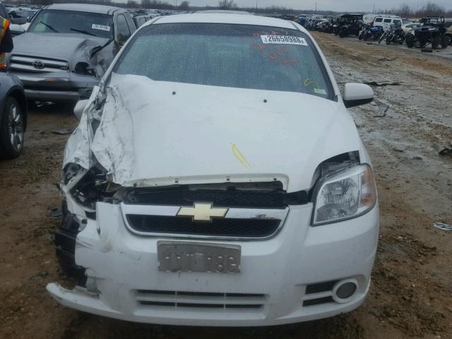 KL1TG566X8B048033 - 2008 CHEVROLET AVEO LT WHITE photo 7