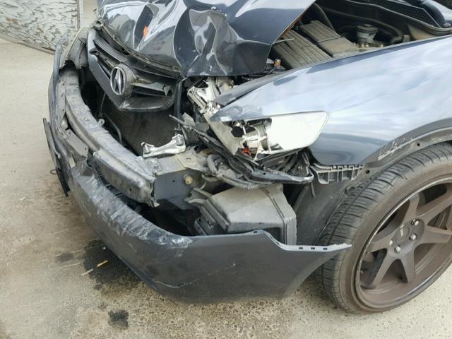 JH4CL96844C013231 - 2004 ACURA TSX CHARCOAL photo 9