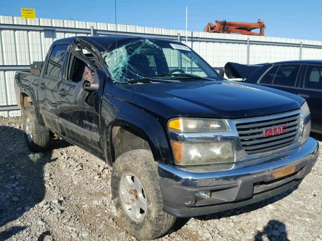 1GTDT136048186225 - 2004 GMC CANYON BLACK photo 1