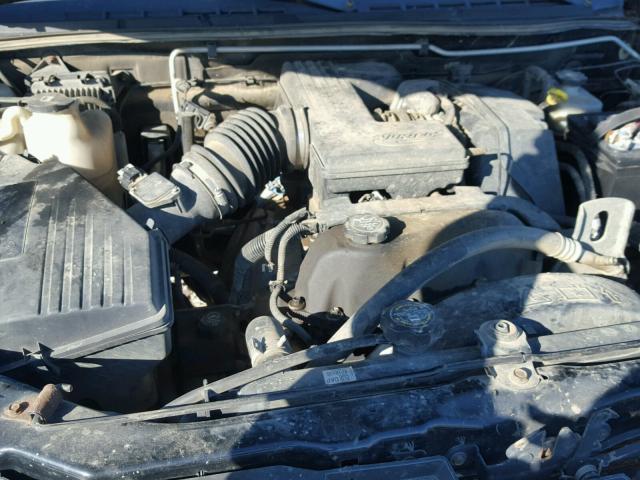 1GTDT136048186225 - 2004 GMC CANYON BLACK photo 7