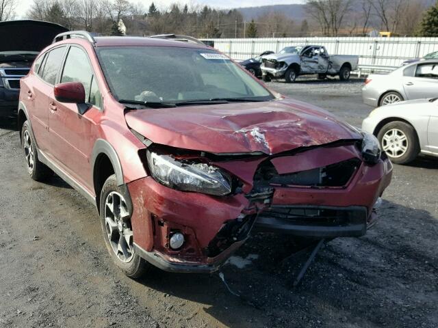 JF2GTABCXJ9245308 - 2018 SUBARU CROSSTREK MAROON photo 1