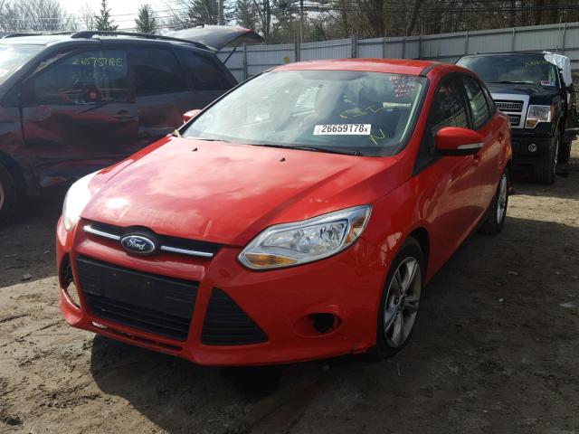 1FADP3F20EL284958 - 2014 FORD FOCUS SE RED photo 2