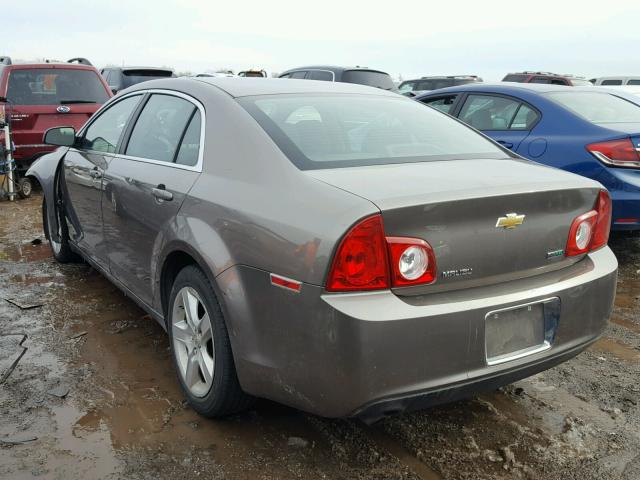 1G1ZA5E04AF288283 - 2010 CHEVROLET MALIBU LS ნაცრისფერი ფოტო 3