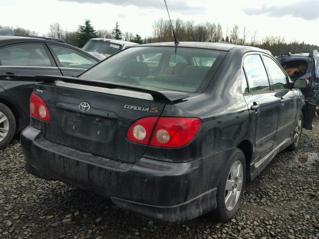 1NXBR32E65Z465483 - 2005 TOYOTA COROLLA CE BLACK photo 4